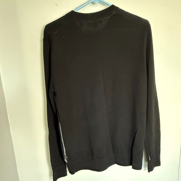 Ted Baker London Lightweight Black Wool Sweater Size 3(s/m) Old money MSRP $175 - Picture 3 of 11